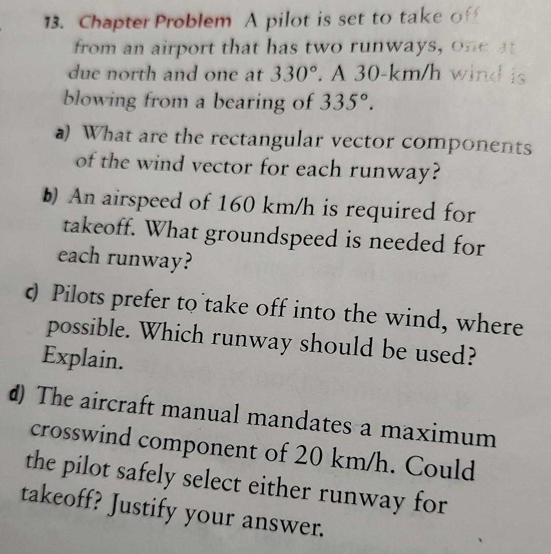 Solved 13 Chapter Problem A Pilot Is Set To Take Off From Chegg Solved 13 Chapter Problem A Pilot Is Set To Take Off From Chegg