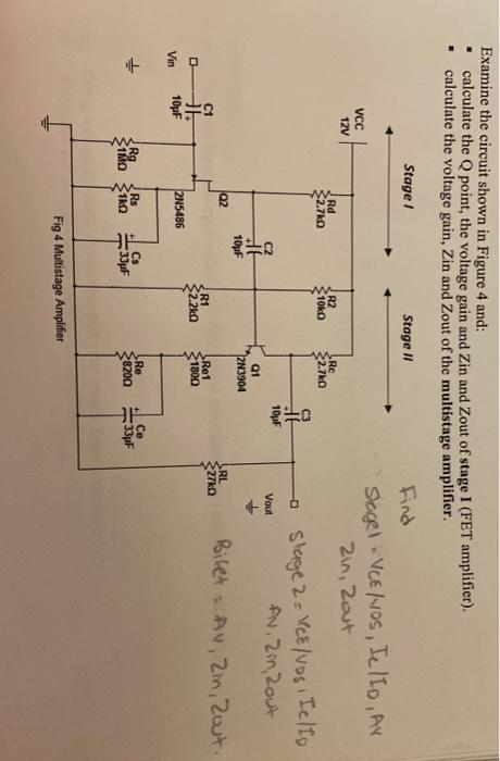 Solved Examine the circuit shown in Figure 4 and: calculate | Chegg.com