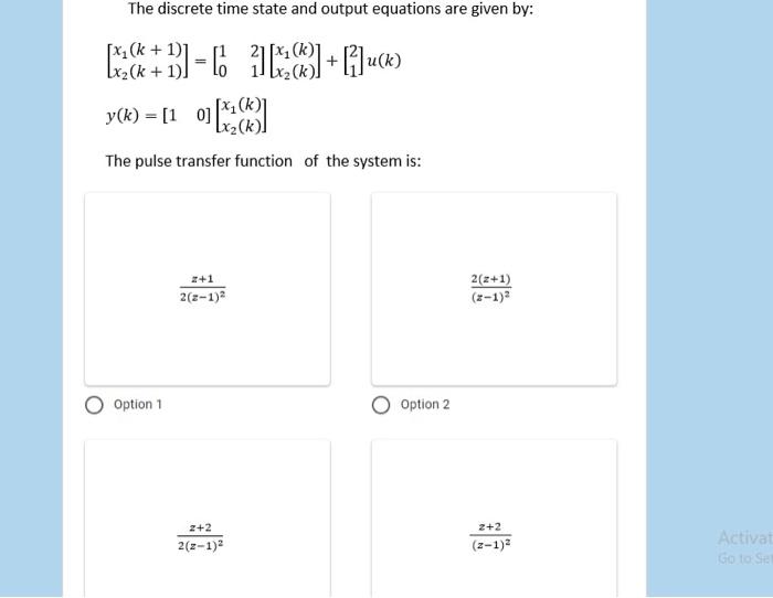 Solved subject : control choose the corect answer with | Chegg.com