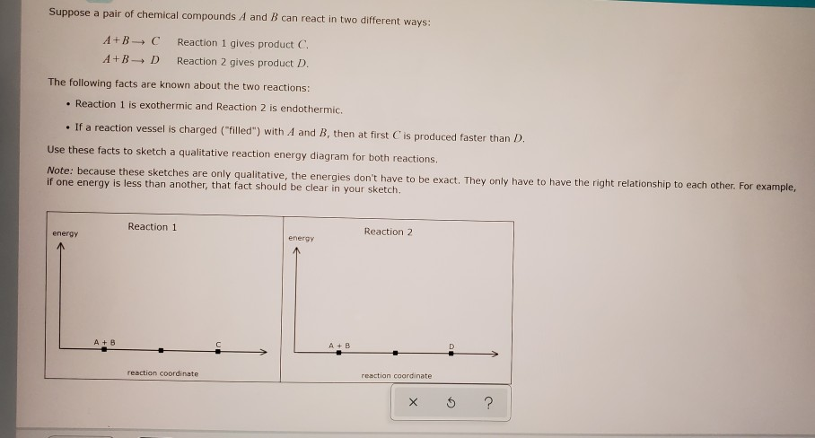 Solved Suppose a pair of chemical compounds A and B can | Chegg.com