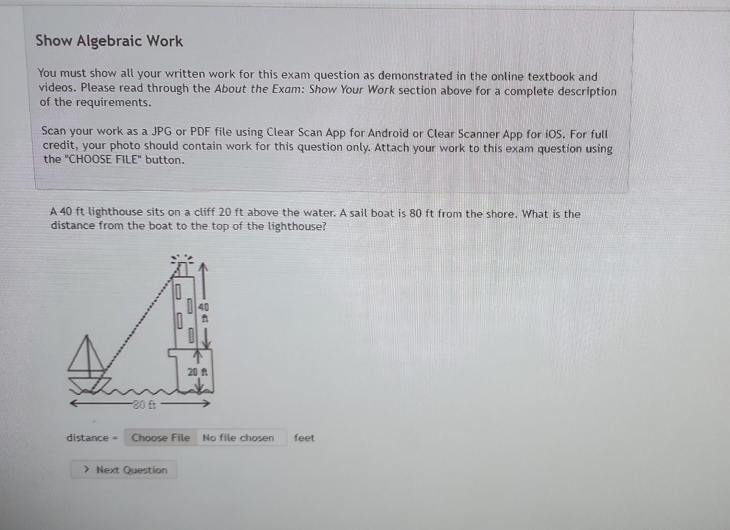 Solved Show Algebraic Work You must show all your written | Chegg.com