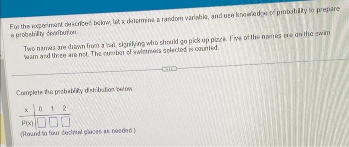 an experiment described in the scenario what's the variable