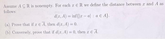 Solved I need help with this question of Real Analysis. I | Chegg.com