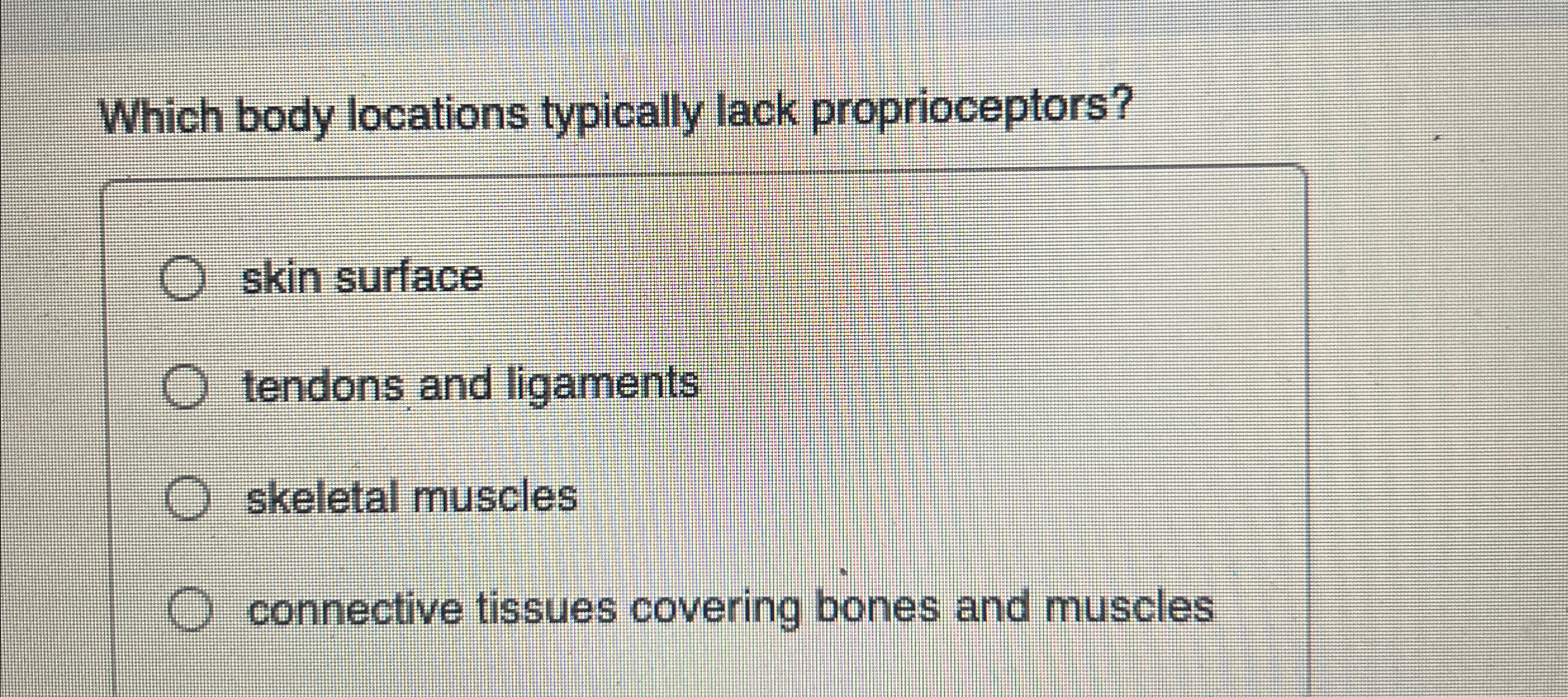 Solved Which body locations typically lack | Chegg.com