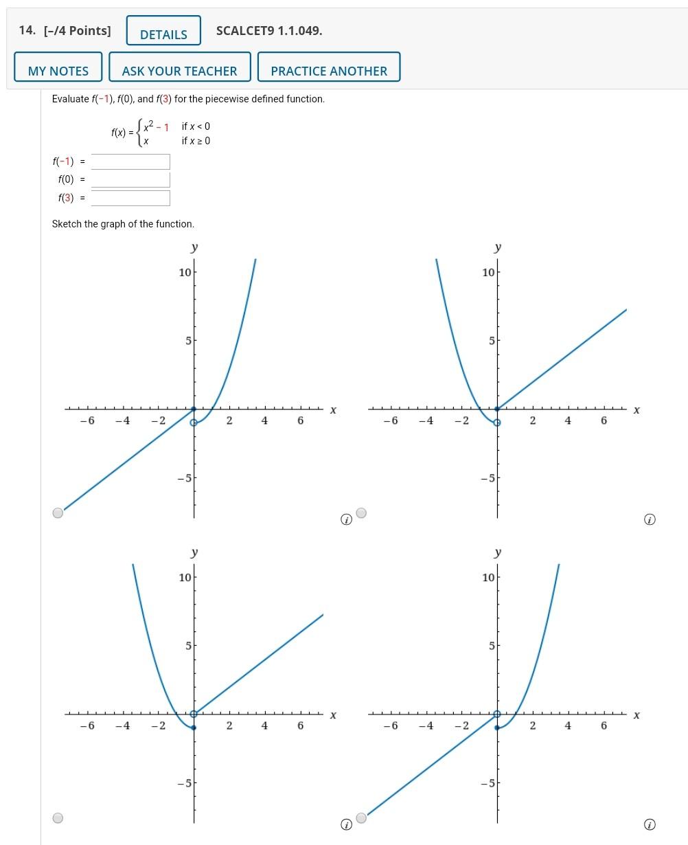 Solved The graph of a function g is given. y -3 9 -3 0 3 X | Chegg.com