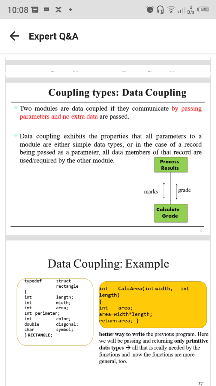 Solved Software Architecture Design for coupling these two
