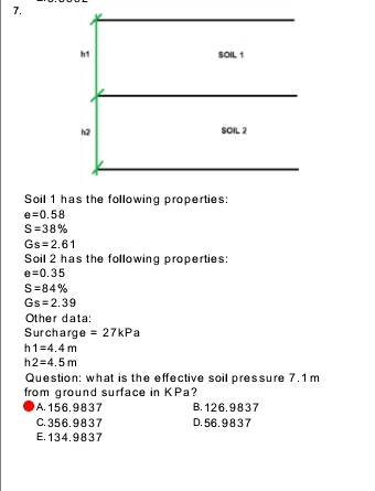Solved Soil 1 ο»Ώhas the following | Chegg.com