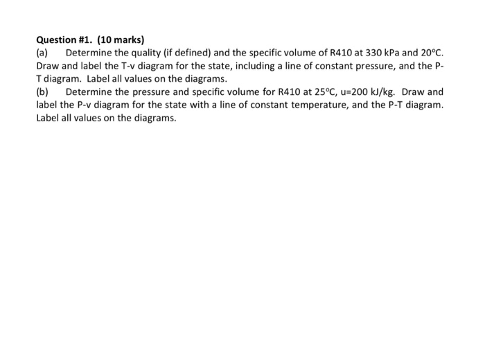 Solved Question #1. (10 marks) (a) Determine the quality (if | Chegg.com