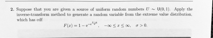 Solved 2. Suppose that you are given a source of uniform | Chegg.com
