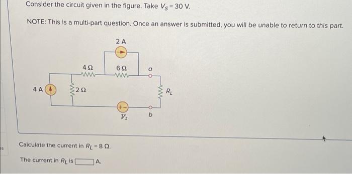 Solved Consider the circuit given in the figure. Take Vs =