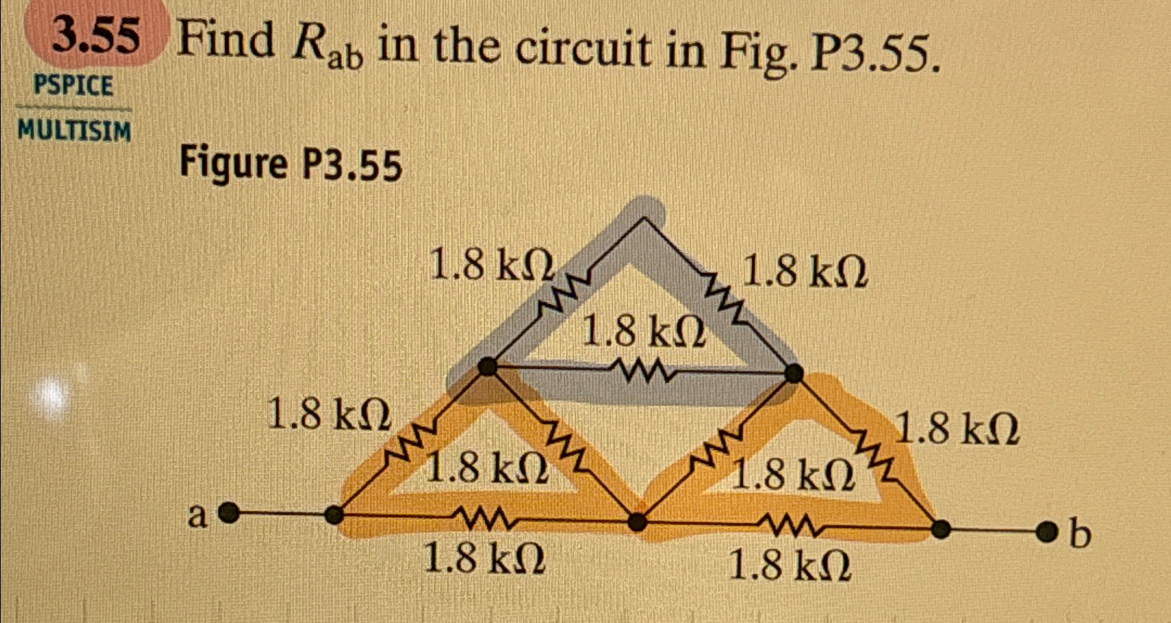 Solved 3.55 ﻿Find Rab ﻿in the circuit in Fig. | Chegg.com