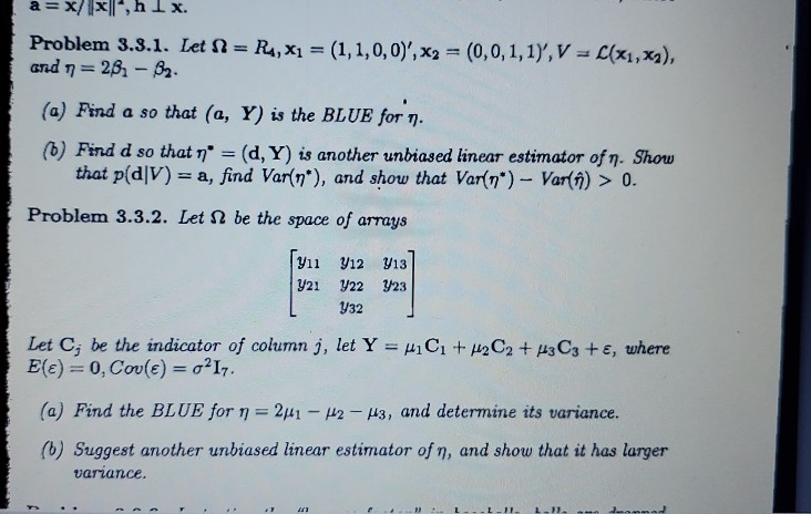 This Is From Linear Statistical Models Second Edit Chegg Com