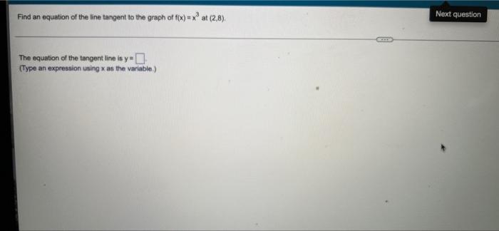 Solved A) Graph The Function F(x)= B) Draw Tangent Lines To | Chegg.com