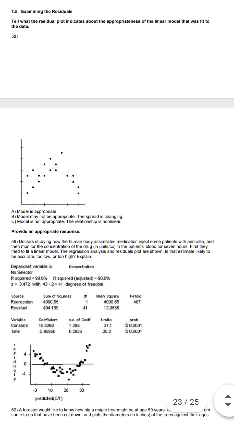 Solved Chapter 7 Linear Regression 7.1 Least-Squares: The | Chegg.com ...