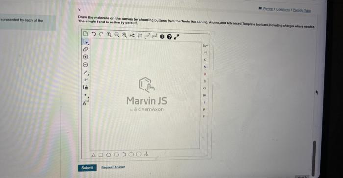 The single bond is active by detaul. Marvin JS The | Chegg.com
