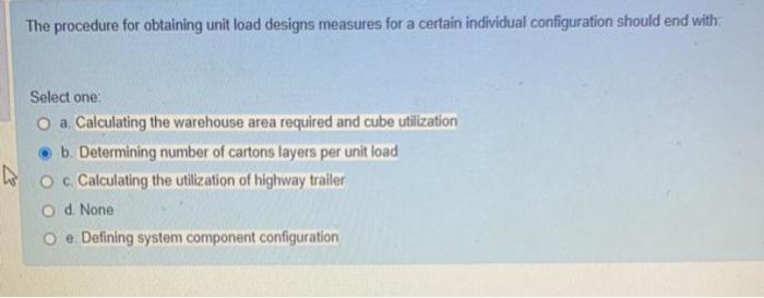 Solved in facilites planning (in materils handling ) unit | Chegg.com