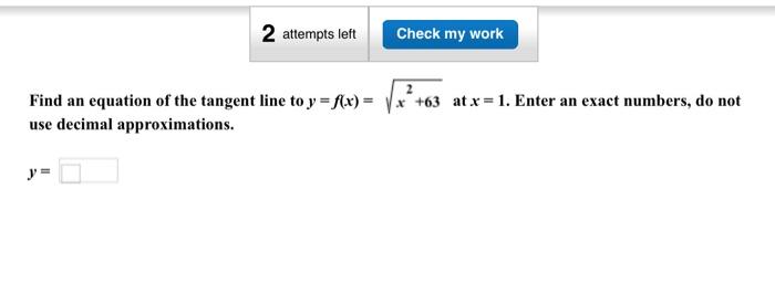 Solved 3 attempts left Check my work Use the relevant | Chegg.com