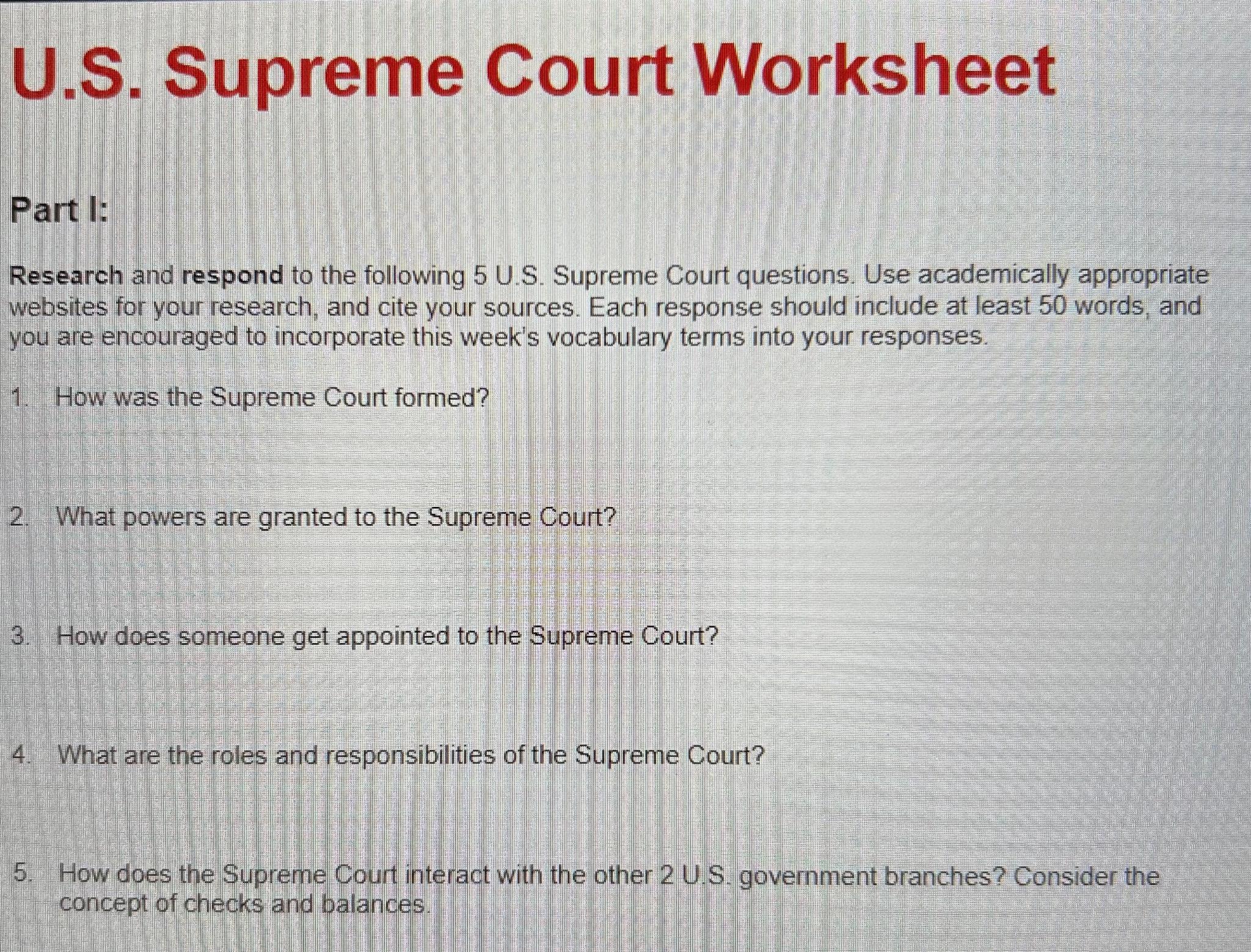 supreme court case study 12 worksheet answers