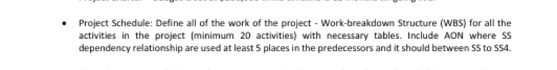 Solved draw a work break down structure with minimum of 20 | Chegg.com