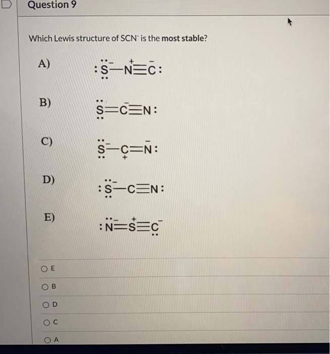 scn lewis structure