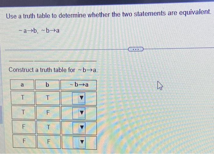 Solved Construct a truth table for the statement. | Chegg.com