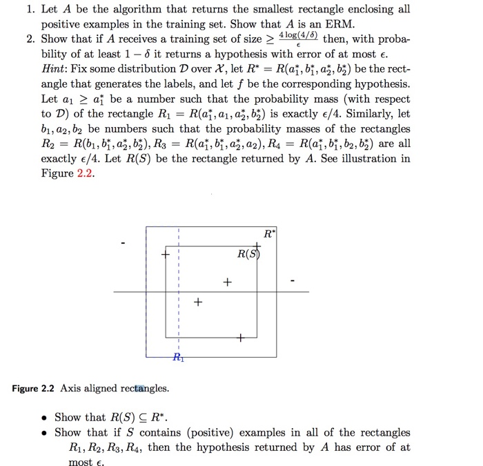 Solved 3. Axis aligned rectangles: An axis aligned rectangle | Chegg.com