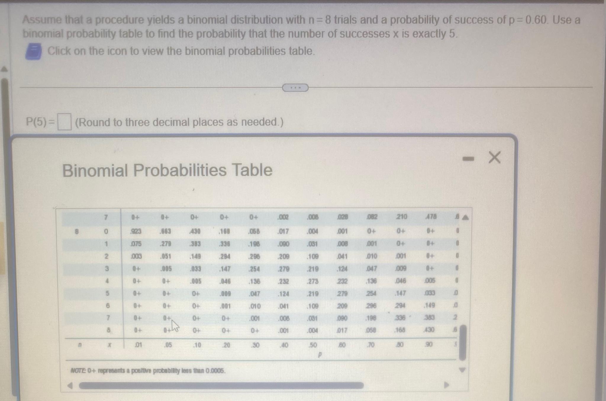 solved-assume-that-a-procedure-yields-a-binomial-chegg