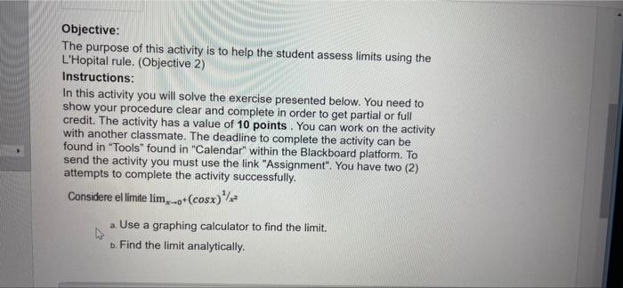 Solved Objective: The purpose of this activity is to help | Chegg.com