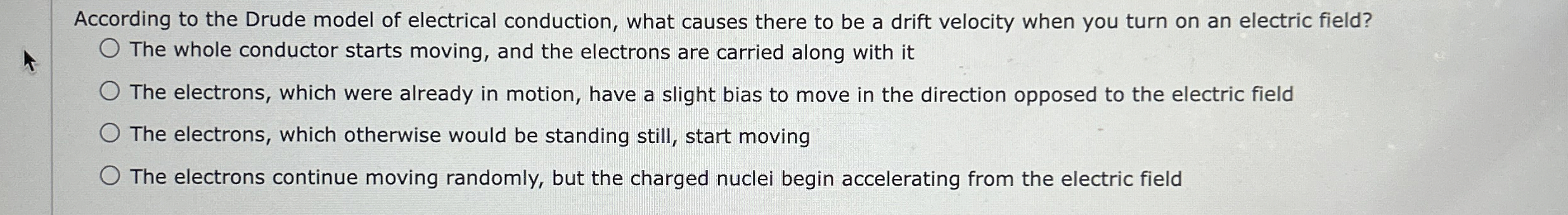 Solved According to the Drude model of electrical | Chegg.com