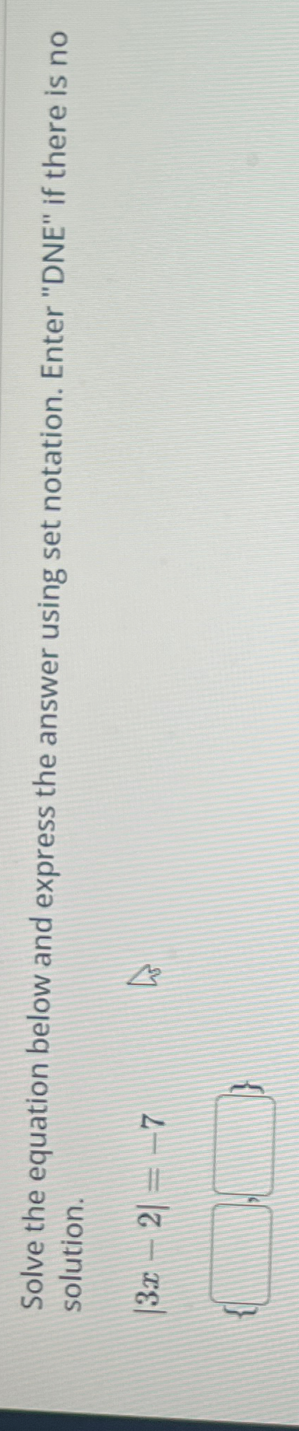 Solved Solve the equation below and express the answer using | Chegg.com