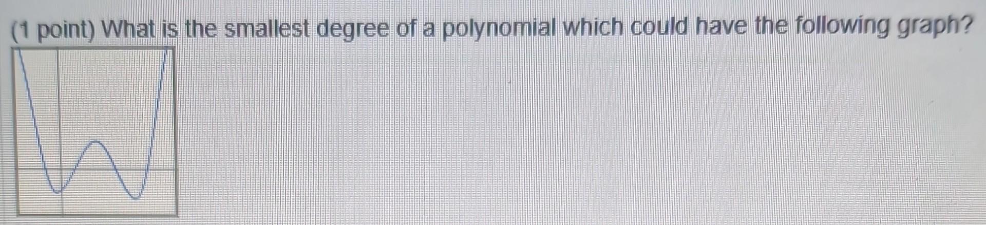 solved-1-point-what-is-the-smallest-degree-of-a-polynomial-chegg