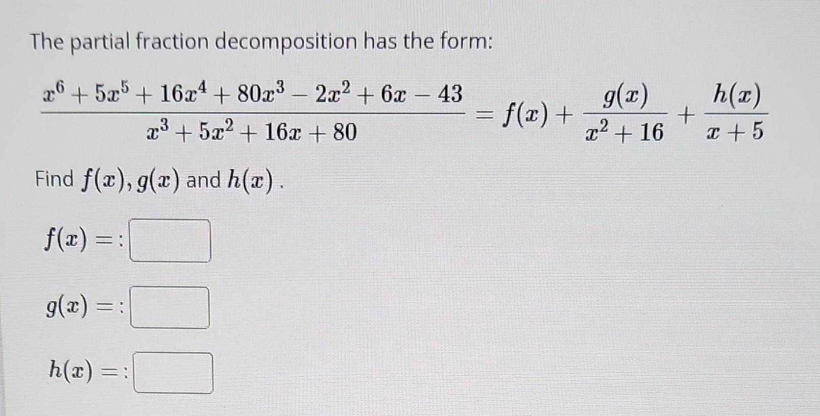 Solved The Partial Fraction Decomposition Has The Form Chegg solved-the-partial-fraction-decomposition-has-the-form-chegg