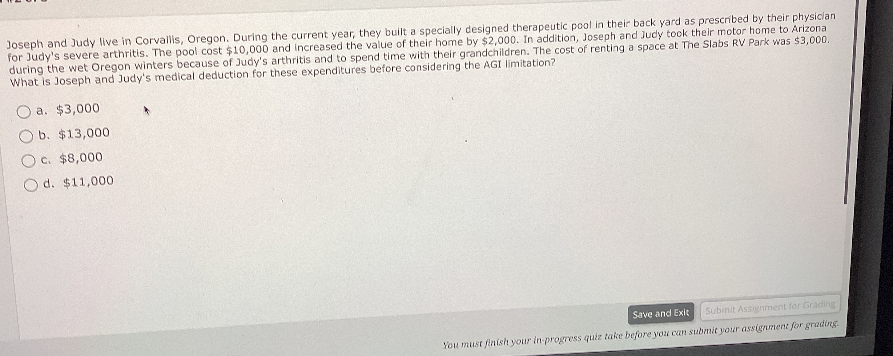 Solved Joseph and Judy live in Corvallis, Oregon. During the