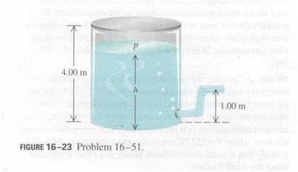 Solved A large tank of water has a hose connected to it, as | Chegg.com