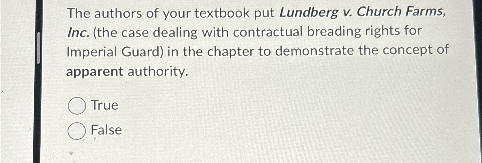 Solved The authors of your textbook put Lundberg v. ﻿Church | Chegg.com
