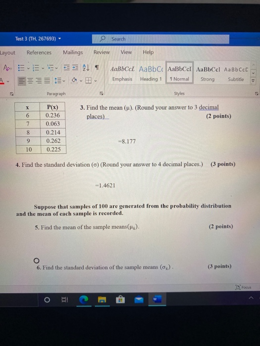 Solved Test 3 (TH, 267693) O Search Layout References | Chegg.com