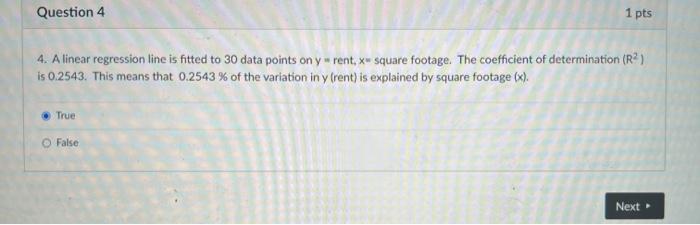 Solved 1. The following regression model was fitted to | Chegg.com