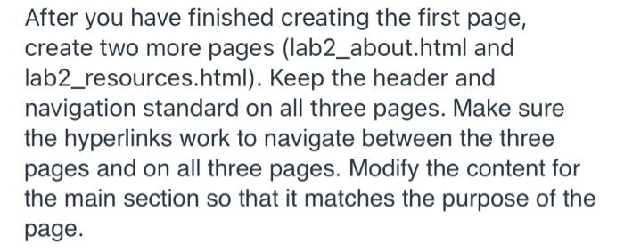 Solved For this lab activity we will be reviewing our HTML | Chegg.com