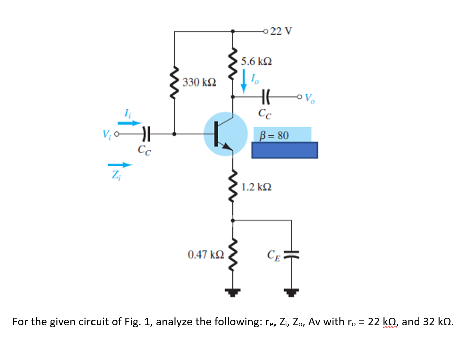 Solved For the given circuit of ﻿Fig. 1, ﻿analyze the | Chegg.com