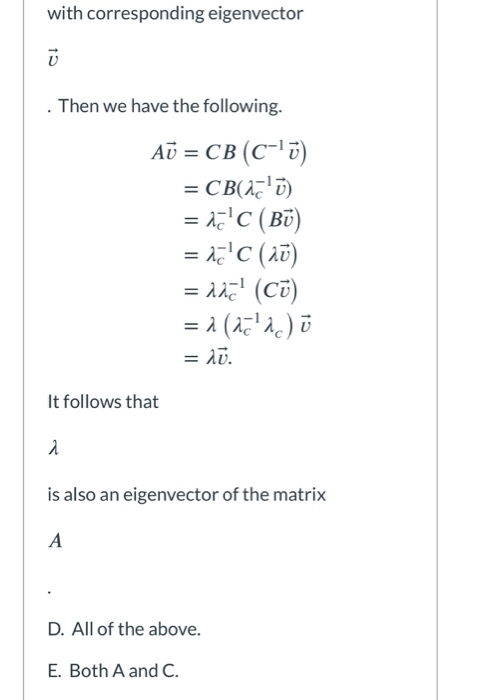 Solved Let А And B Be Similar Nxn Matrices. That Is, We Can | Chegg.com