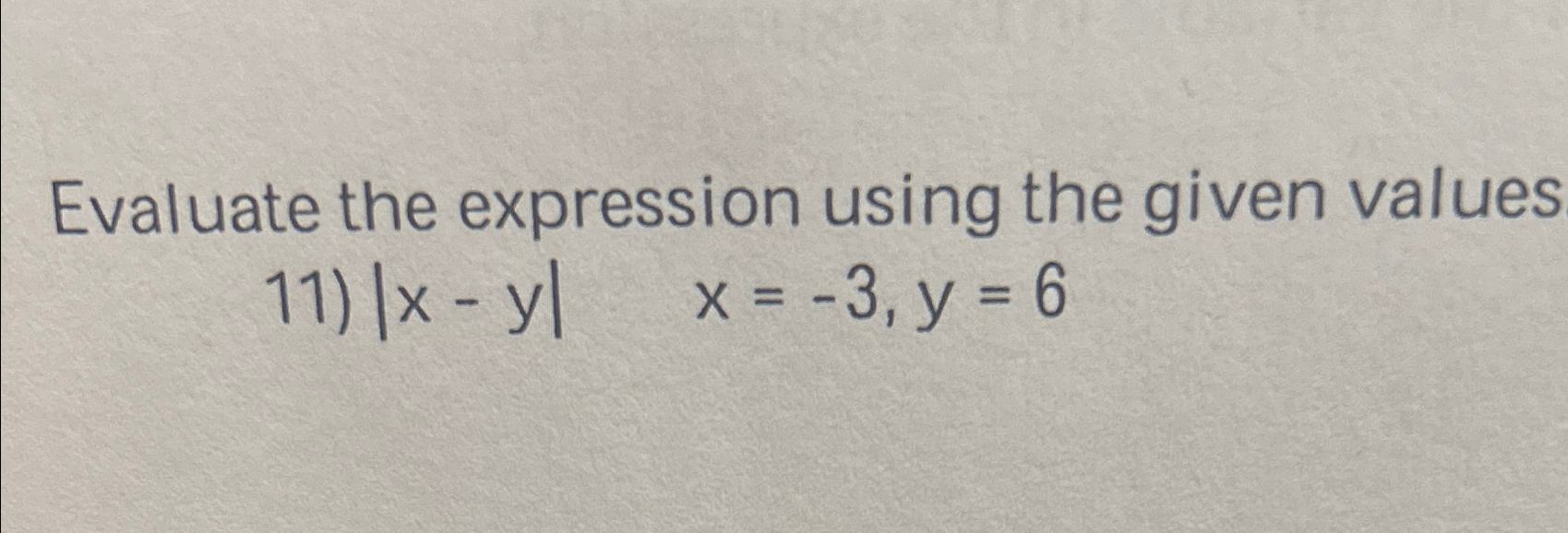 Solved Evaluate The Expression Using The Given