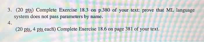 Solved please do all parts for questions 3&4 Exercise 18.3 = | Chegg.com