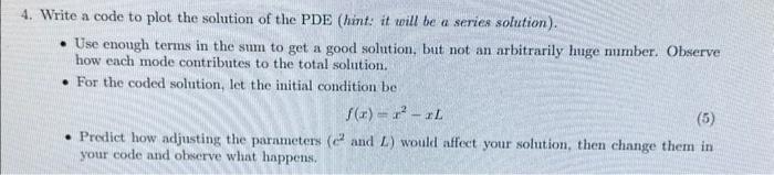 Solved Using MATLAB, write a code to plot the solution of | Chegg.com