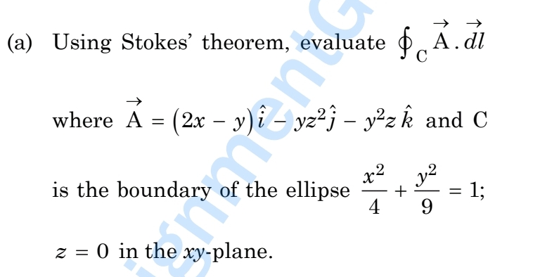 Solved A ﻿using Stokes Theorem Evaluate