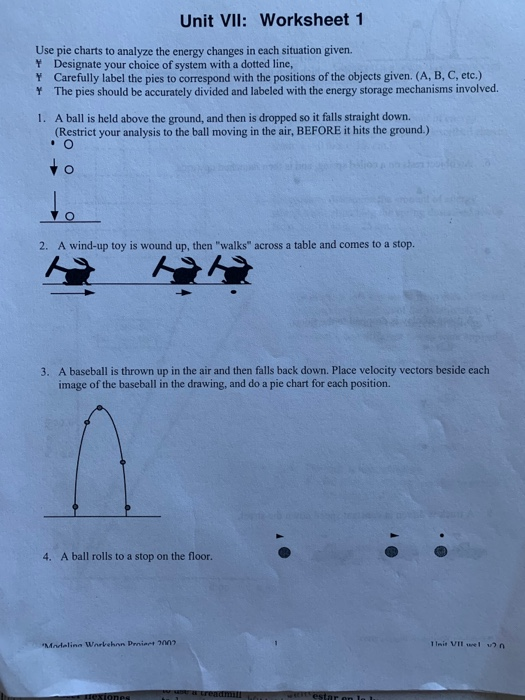 Unit Vii Worksheet 1 Use Pie Charts To Analyze The Chegg 