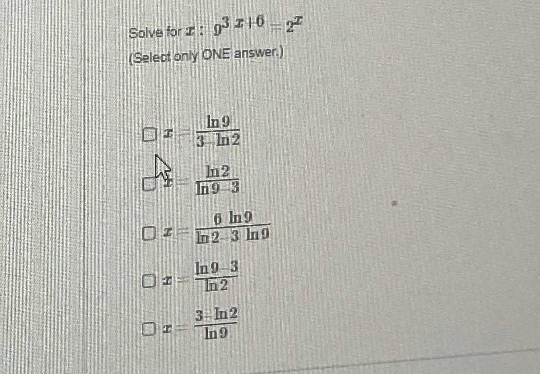 solved-solve-for-x-93x-6-2x-select-only-one-chegg