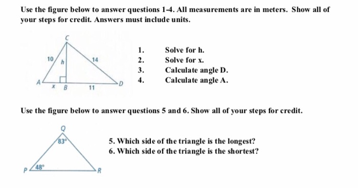 Solved Use the figure below to answer questions 1-4. All | Chegg.com