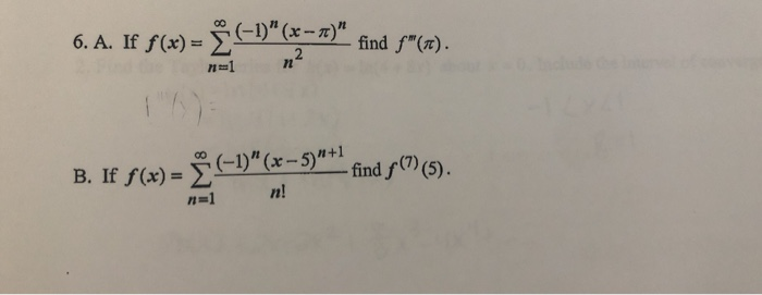 Solved 6 A If F X 1 Find M N 1 N2 B Chegg Com