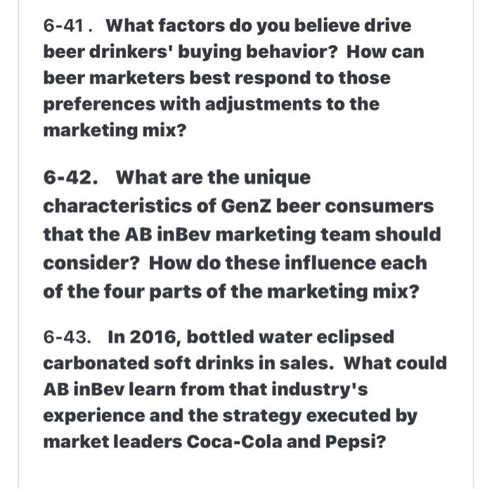 Marketing in Action Case Real Choices at Anheuser- | Chegg.com