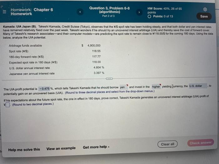 Solved III Homework: Chapter 6 Homework Question 3, Problem | Chegg.com